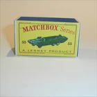 Matchbox Lesney 55a DUKW Military Amphibian Empty D Style Repro Box