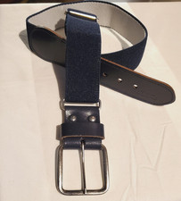 ADIDAS Logo Golf Belt Navy Blue Stretch Men's Adjustable Up to Size 36 Buckle