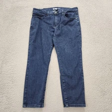 Under 510 U-510 Jeans Mens 34x25 Blue Denim Kingston Stretch Straight Leg Casual