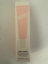 Saturday Skin Wide Awake Brightening Eye Cream Tube Size - 0.51 fl.oz. NIB