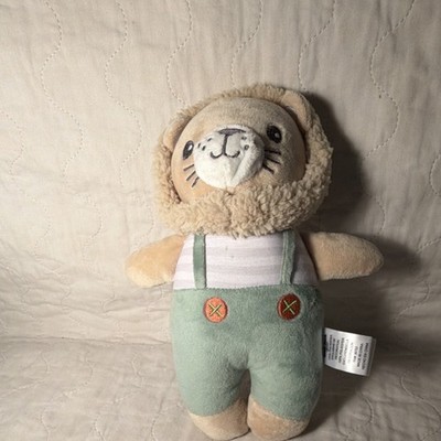 Duck Duck Goose Plush Lion Baby Toy Beige Green White Model 36753 Item#107