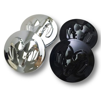 For 4x 63mm Dodge Ram Charger Challenge Nabenkappen Radabdeckung Radmittenkappen