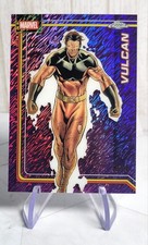 2026 Topps Chrome Marvel Vulcan #191 Purple Shimmer 58/75