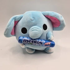 Zuru Snackles Blue Mentos Elephant 5" Stuffed Animal Plush