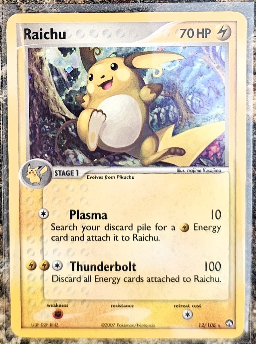 Pokemon 2007 Power Keepers Raichu 12 NM