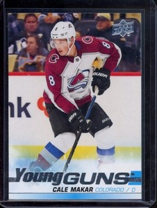 2019 UPPER DECK #493 CALE MAKAR YOUNG GUNS RC ROOKIE