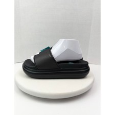 REEF Cushion Bondi Bay Black Platform Slip On Slide Sandals Womens Size 9 Shoes