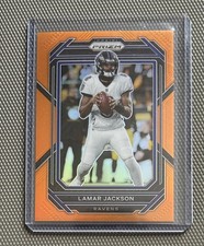 2022 Panini Prizm Lamar Jackson #19 Orange  196/249