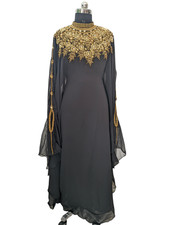 SALE Royal Moroccan Dubai Kaftan Farasha Abaya Dress Very Fancy Long Gown