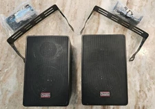 ALTEC LANSING INDOOR/OUTDOOR SPEAKERS WITH HANGING BRACKETS
