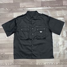 Prada Black Nylon Utility Pocket Short Sleeve...