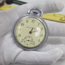 Antique 1902 Illinois Watch Co. Grade 99 18s 11J Lever-Set Pocket Watch AS-IS 
