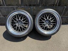 Jdm Work Rear Wheel And Tire Set For Ferrari 360430 2-piece Set. Whee No Tires