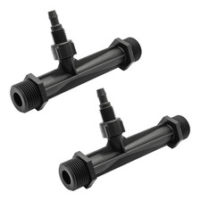 2PCS 3/4" Venturi Fertilizer Injector, Irrigation Tube Mixer with Barbed Fitting