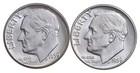 Choice Unc 1959 P+D Roosevelt Dime Gem BU Collection Lot Set *3794 — photo 1