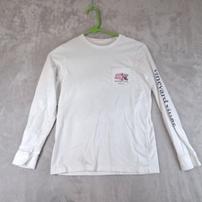 Vineyard Vines California Lifeguard Whale Youth Size Medium 10-14 White T Shirt