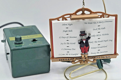 Mr Christmas Maestro Mouse Lights & Sounds of Christmas VOICE CONTROL SEE VIDEO