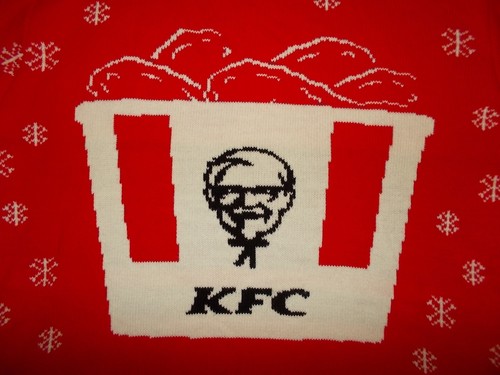 Limited Edition Pullover KFC (XL) TOP!!! Pullover Ugly Jumper Weihnachten Xmas - Bild 2 von 5