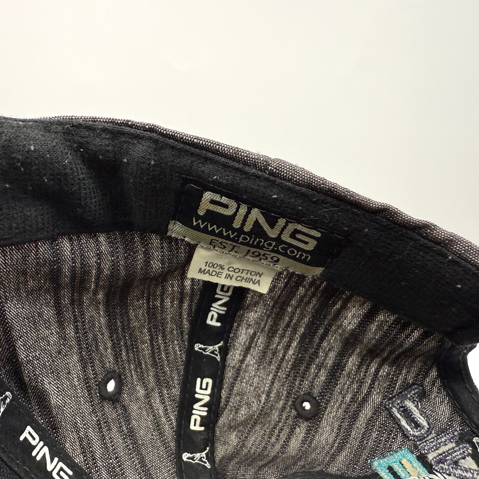 PING Baseball Cap Golf Hat Adjustable Strapback H… - image 6