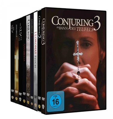 Conjuring Filmreihe - The Nun / Conjuring / Annabelle / Llorona # 9-DVD-NEU