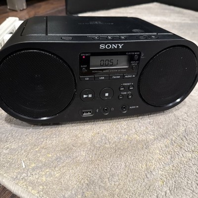 Sony ZS-PS50 Portable CD Boombox AM/FM Radio USB Playback with