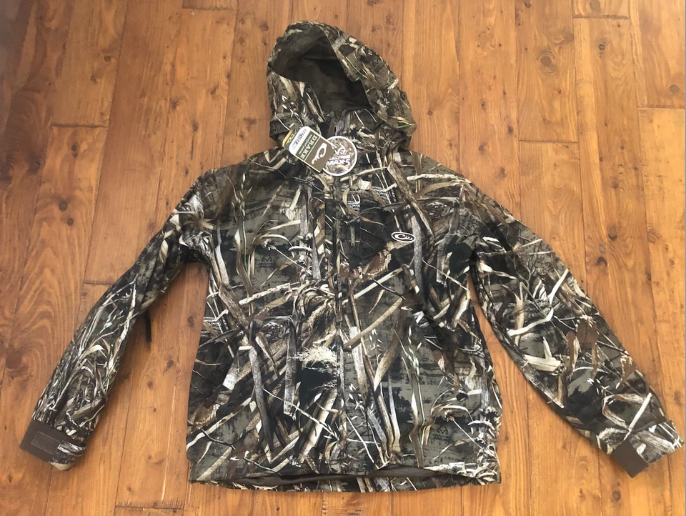Drake Waterfowl Jacket DW2430 Max 5 EST Vented Waterproof Full Zip Max 5 Camo - Image 2 of 4