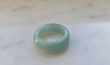 Certified Natural Burma Grade A Jadeite Apple Green Jade Ring Us 9.5 9.75