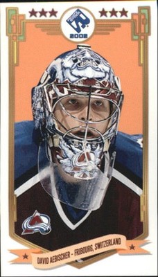 2001-02 Private Stock PS-2002 #16 David Aebischer - HKY