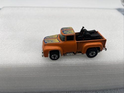 Vintage Hot Wheels Blackwall 1977 Hi Tail Hauler Orange Pickup Roof Decal 1/64