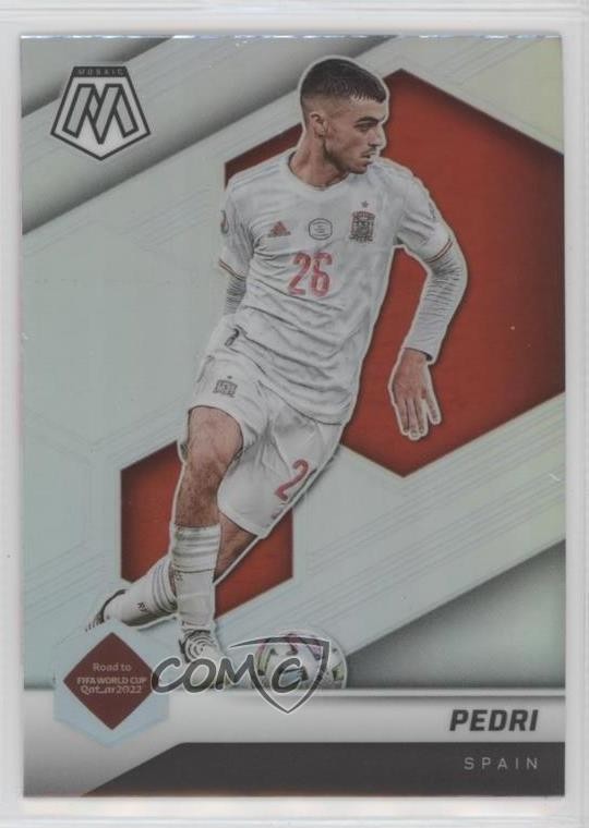 2021-22 Panini Mosaic FIFA Road to World Cup Silver Prizm Pedri #130 0w93