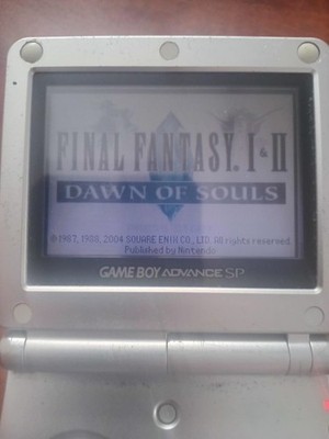 Final Fantasy I & II: Dawn of Souls Nintendo Game Boy Advance 2004 GBA FF 1 & 2