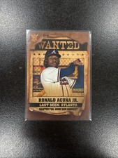 2021 Topps Big League Wanted RONALD ACUNA JR BRAVES #WT-3