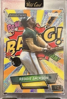 Reggie Jackson Alumination Wild Card 1/2 BAANG