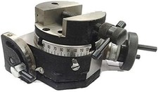 HV 4" 100 mm Tilting Milling Indexing Horizontal Vertical Rotary Table with