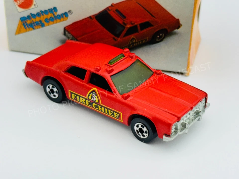 Hot Wheels MEBETOYS Blackwall FIRE CHASER Red Flying Colors NEW in BOX !!! - Image 3 of 4