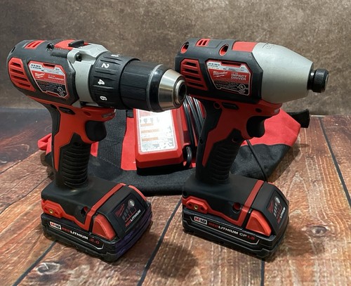 Milwaukee 2691-22 M18 Cordless Li-Ion 2-Tool Combo Kit - Driver + Impact - Picture 3 of 6