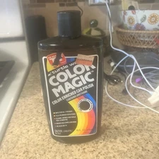 Vintage Turtle Wax Color Magic With Urethane Any Shade Black Vehicle, 80% Full