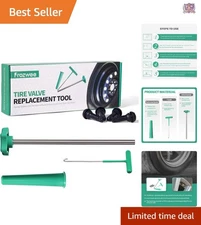 Tire Valve Stem Core Replacement Tool Kit for Cars Trucks Motorcycles