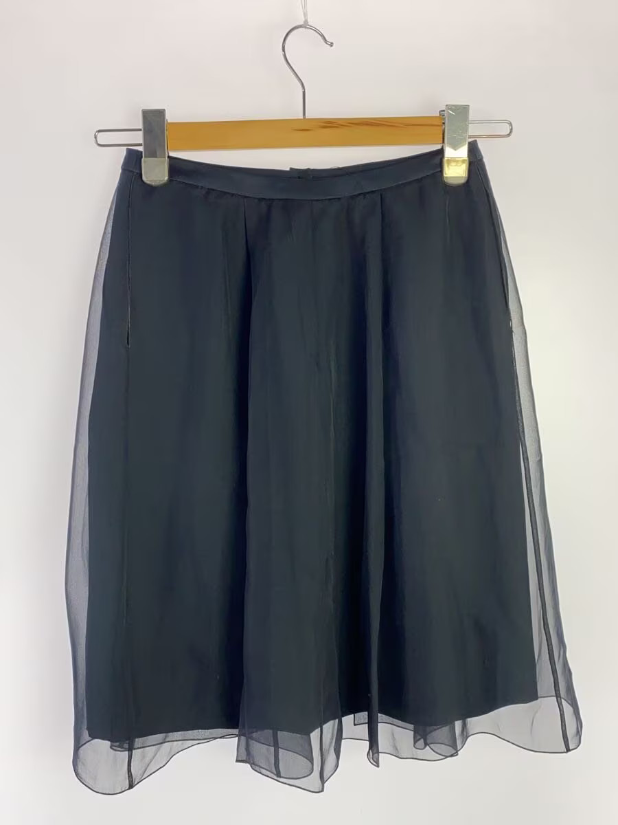CHANEL skirt size 38 silk black thumbnail 2