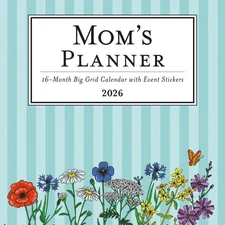 Carousel Calendars,  Moms Planner Special Value 2026 Big Grid Wall Calendar, 12'