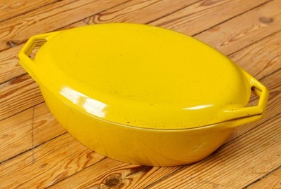 Copco Cast Iron Enamel O1 Casserole Dutch Oven Denmark Cookware Michael Lax MCM