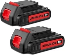 Upgraded 2Pack 20v Max 4000mAh Replacement for Black and Decker 20V Battery L...