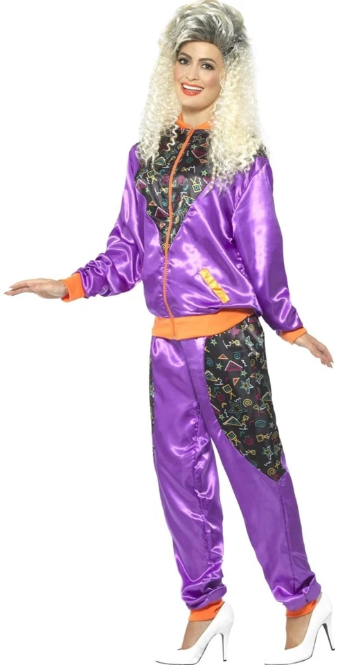Disfraz de traje retro años 80 concha para mujer talla grande Foto 2 de 4