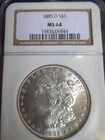 1885-O NGC MS64 Morgan Silver Dollar $1  1763533-043