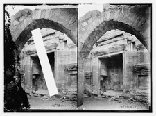 Photo:Temple of Baal.; inner part of the "Cella" with northern