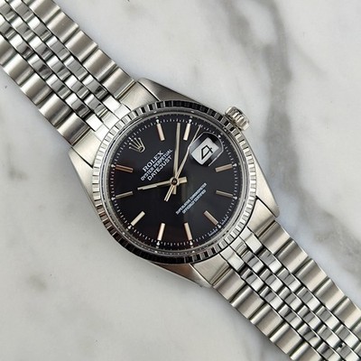 ROLEX Datejust 36 Black Dial 1972 [REF. 1603]