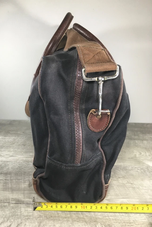 Duluth Pack Bolso Negocios Viajero Portátil Viaje Diario Maletín Cuero Marrón Foto 3 de 4
