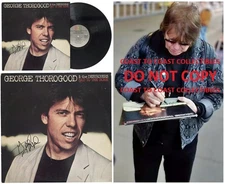 George Thorogood Signed Bad to the Bone Album COA Proof Autographed Vinyl Record