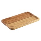 NEW Ladelle Otway Rectangle Serving Tray Teak 31.5cm