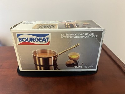 Vintage Bourgeat France 9cm Copper Casserolette w/ Lid NIB Alliance 2.5mm